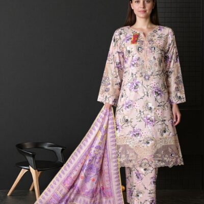 All-Over Printed Lawn 3-Piece Suit – Summer Ready Style